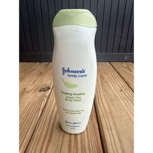 RARE Vintage 2008 Johnson's Body Care Feeling Healthy Green Tea Body Wash 20.3oz